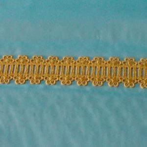 TRAMEZZO IN MACRAME GIALLO ORO CM.3 ART.12/OR