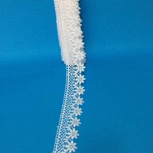 MACRAME FIORELLINO COL.BIANCO ALTO CM.4,5