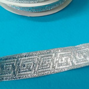 GALLONE LUREX ARGENTO BASSO CM.1.5