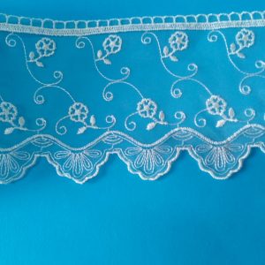 PIZZO IN ORGANZA PANNA CM.13 ART.78 PN