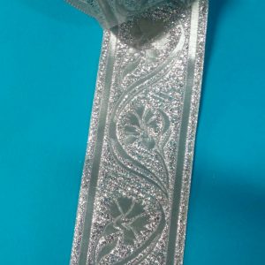GALLONE ARGENTO LUREX ALTO CM.5