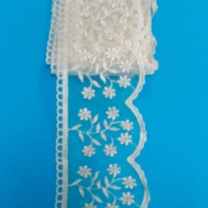 PIZZO IN ORGANZA NOCCIOLA CM.7 ART.45 NC