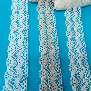 PIZZO IN COTONE CM. ART.56 BN/PN/EC