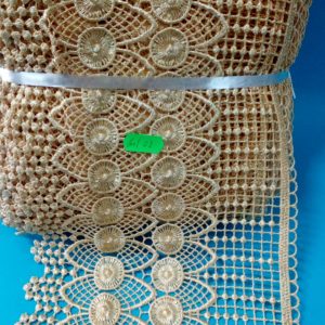 PIZZO MACRAME COL.ORO ALTO CM.19 ART.05/OR