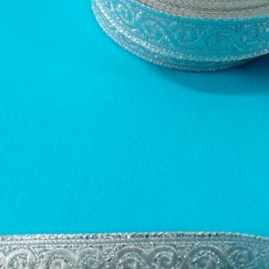 GALLONE LUREX ARGENTO BASSO CM.1,5