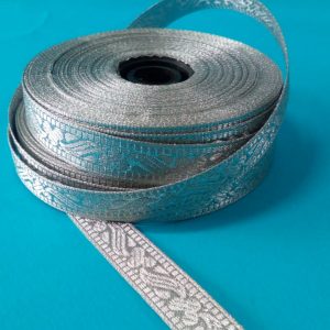 GALLONE LUREX ARGENTO BASSO CM.1.5
