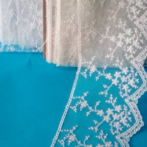 PIZZO IN TULLE CM.10 ART.62 BN/PN