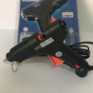 PISTOLA CON COLLA A CALDO GRANDE CON PULSANTE DI ACCENSIONE