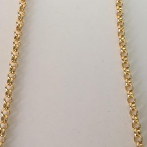 CATENA PER BORSA IN ALLUMINIO COL.ORO CF.1MT.ART.4MAF