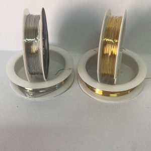 FILO METALLICO 0,5MM ORO/ACCIAIO