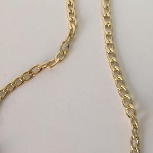 CATENA PER BORSA IN ALLUMINIO COL.ORO CF.1MT.ART.3MAF